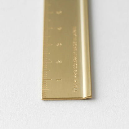 Brass CM Ruler | Traveler’s Company (Japan)