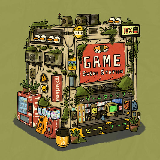 Game Station Food Market Print | Sushiboiiiyy (Canada)