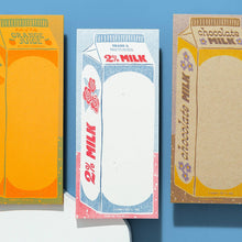 Load image into Gallery viewer, 2% Milk - Risograph Notepad | Bromstad Printing Co. (VA)
