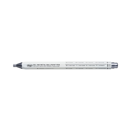 Gel Metal Ballpoint Pen | White |  Mark's Inc (Japan)