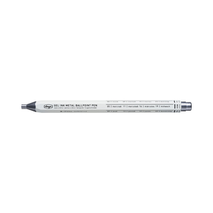 Gel Metal Ballpoint Pen | White |  Mark's Inc (Japan)