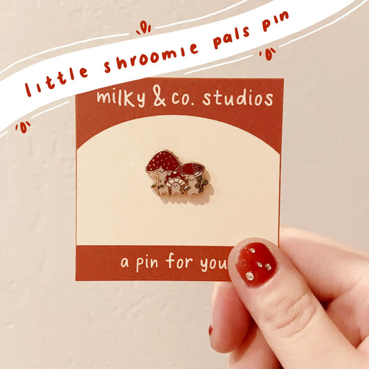 Mushroom Pin | Milky & Co. Studios (AZ)