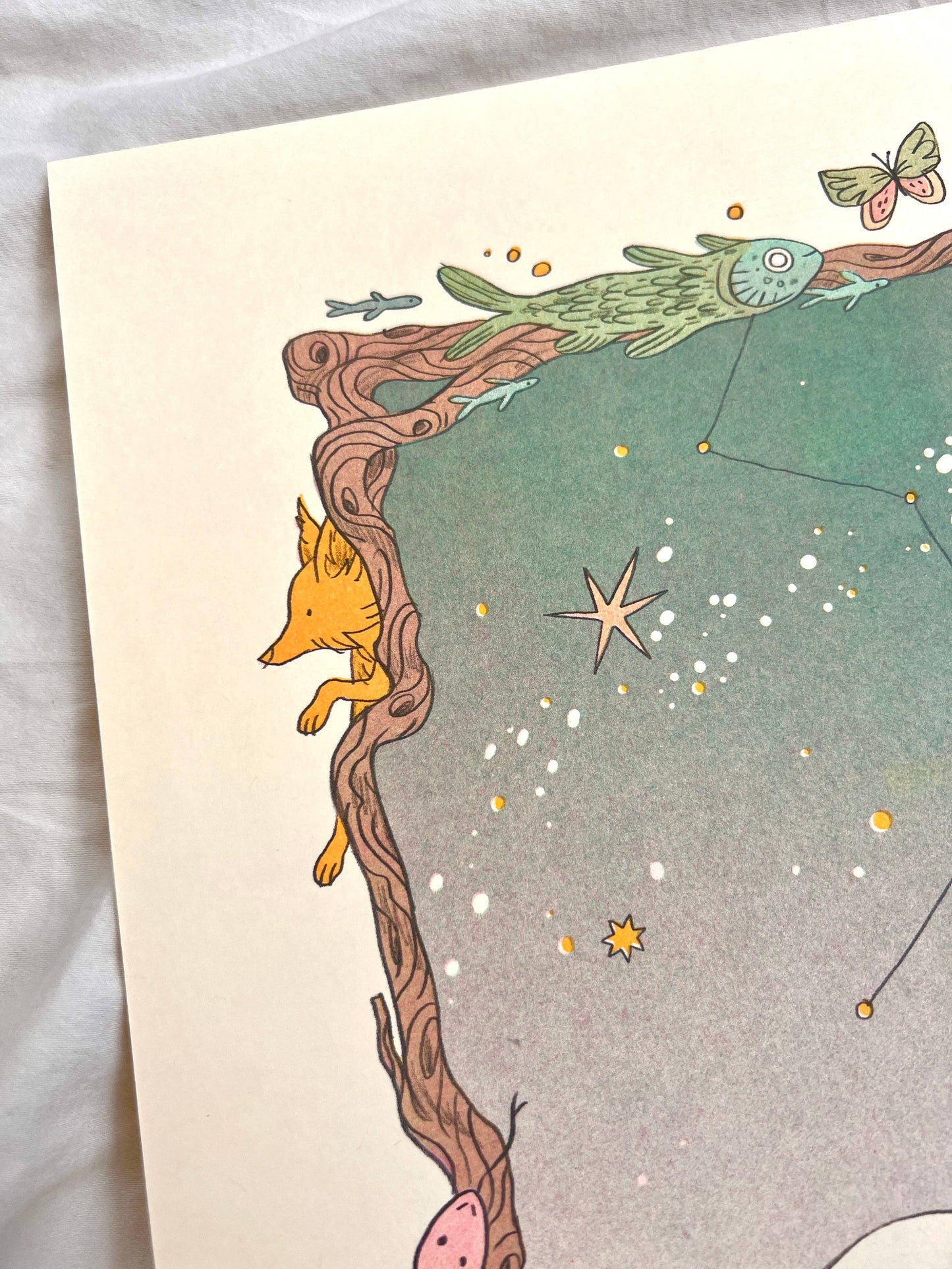 The Cosmos ~ Carl Sagan Quote Riso Print | Natalie Andrewson (CA)