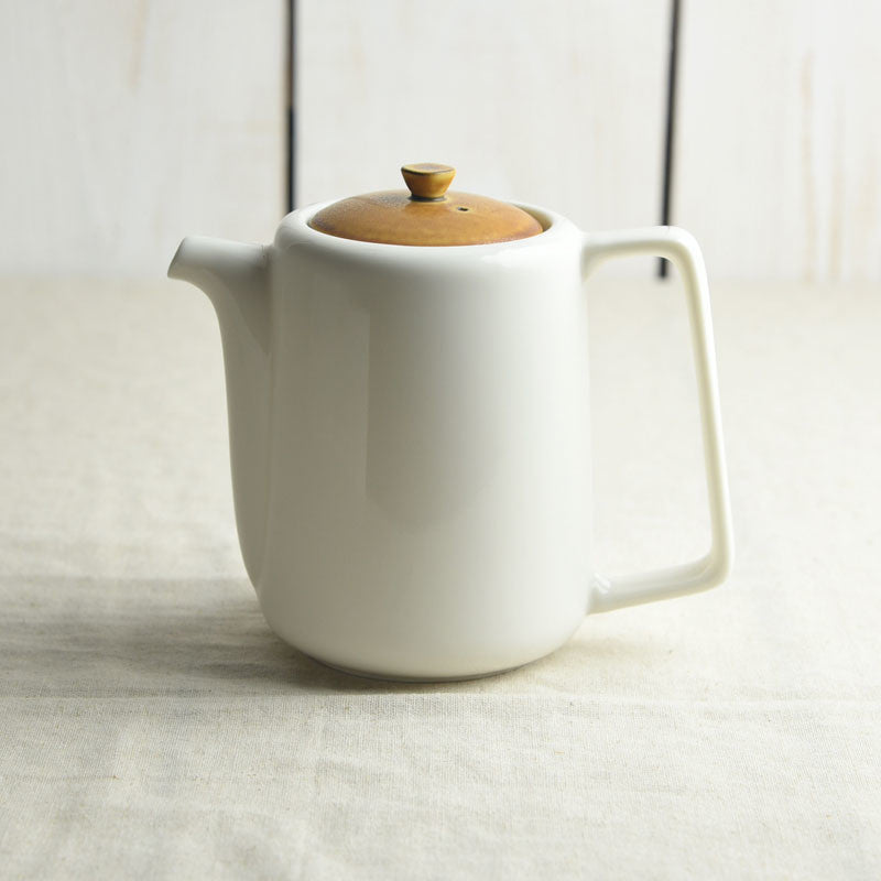 Mino Ware Tea Pot | Brown Top | Yamani (Japan)