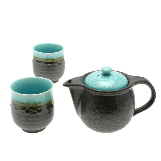 Toruko Sora Turquoise Sky Ceramic Tea Set