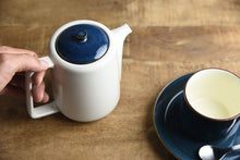 Load image into Gallery viewer, Mino Ware Teapot | Blue Top | Yamani (Japan)
