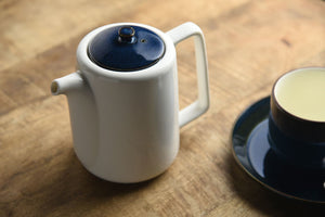 Mino Ware Teapot | Blue Top | Yamani (Japan)