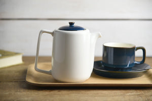 Mino Ware Teapot | Blue Top | Yamani (Japan)