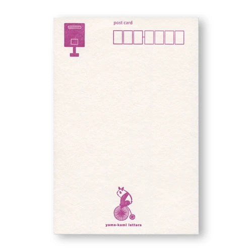 Break Letterpress Print Postcard | Yamamoto Paper (Japan)