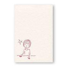 Load image into Gallery viewer, Wonder Letterpress Print Postcard | Yamamoto Paper (Japan)
