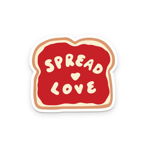 Spread Love Vinyl Sticker | Ruff House Print Shop (KS)