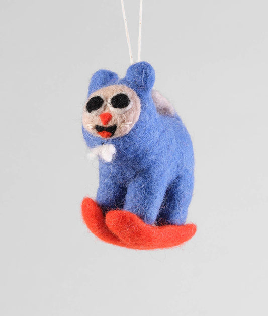 Eddie Hanging Felt Ornament | Wrap (England)