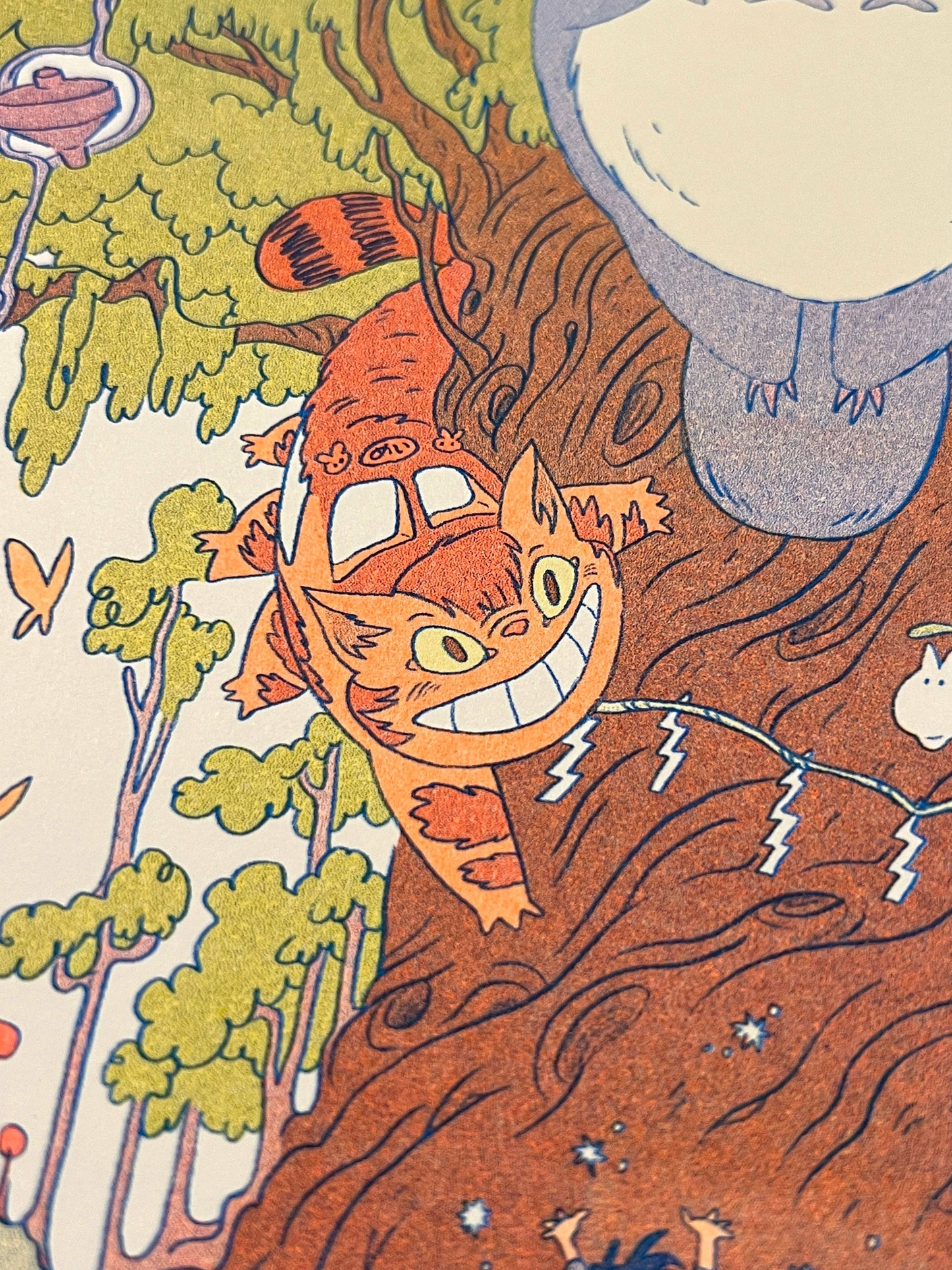 Totoro Riso Print (Small) | Natalie Andrewson (CA)