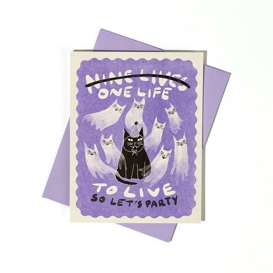 One Life Left Greeting Card | Bromstad Printing Co. (VA)