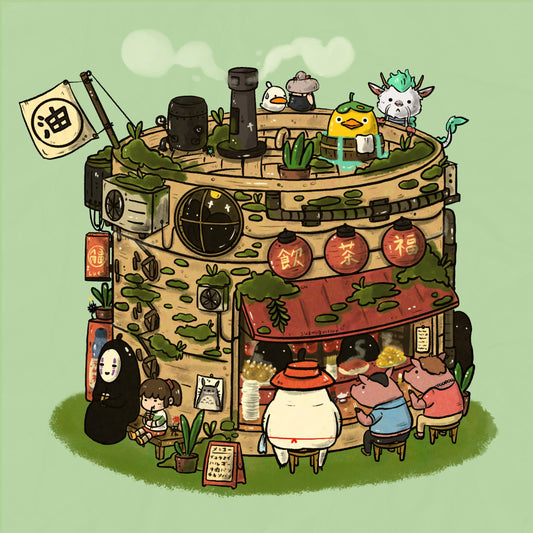 Steam Basket Dimsum Stall Art Print | Sushiboiiiyy (CAN)
