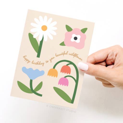 Happy Birthday to You Beautiful Wildflower Birthday Card | Onderkast (TX)