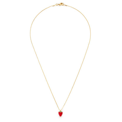 Strawberry Enamel Necklace | Amano Studio (CA)