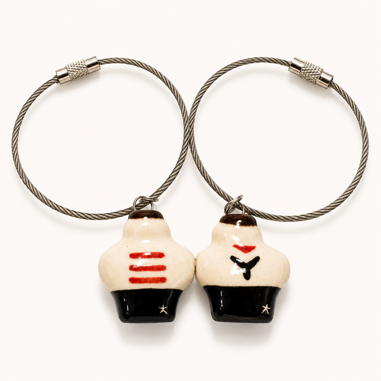 Sweet Pair Stoneware Couples Pendant Set | Taitau Fung (HK)