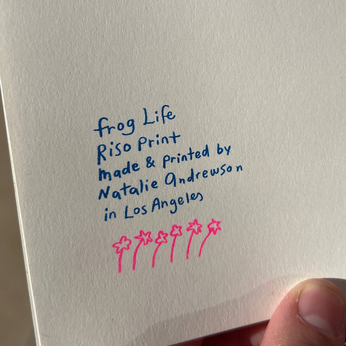 Wild Soul Risograph Birthday Card | Natalie Andrewson (CA)
