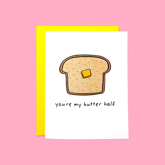 You're My Butter Half Risograph Card | Jenny Lemmons (CA)