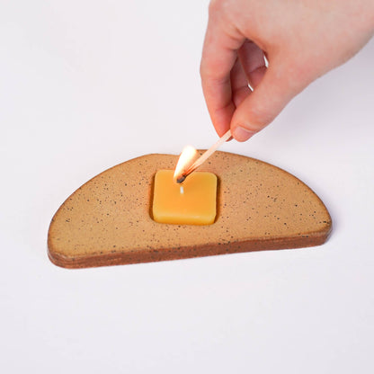 Extra Butter Beeswax Refill Candle for Toast Candle Holders | Collin Garrity (MO)