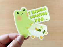 Load image into Gallery viewer, Poo Frog Vinyl Sticker | Goyangii (CA)
