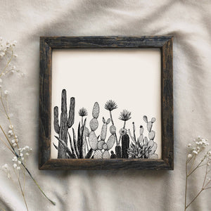 Growing Cacti Art Print | Kaari Selven (OR)