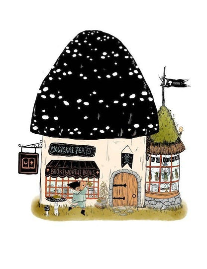 Booksworth Art Print | Marika Paz (OR)