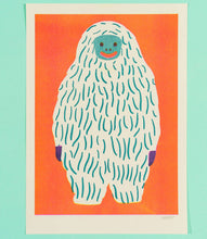 Load image into Gallery viewer, Yeti Risograph Print | Naomi WIlkinson (UK)
