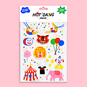 Circus Circus Iron-On Sheet Set | Hot Dang Press (GA)