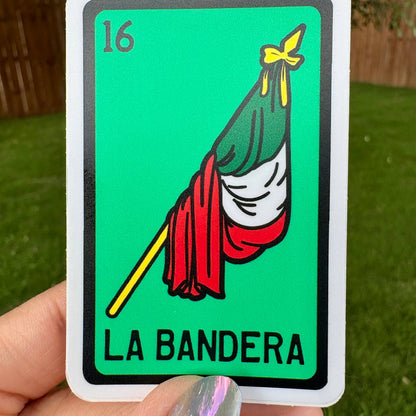 La Bandera Loteria Card Vinyl Sticker | Kalaka Tx (TX)