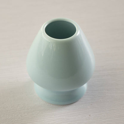 Matcha Whisk Stand – Porcelain (Light Blue)