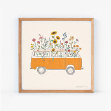 Load image into Gallery viewer, Wildflowering Van Art Print | Hush Poppy Collection | Kaari Selven (OR)
