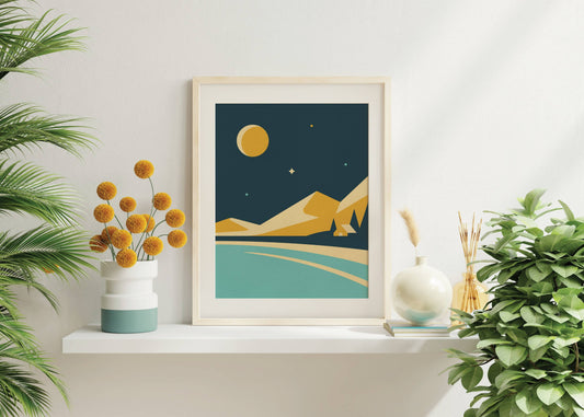 Horizons Series Screenprint | Mountains | DKNG Studios (CA)