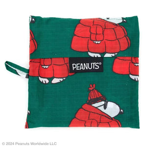 Snoopy Puffer Standard Baggu | Green/Red | Baggu