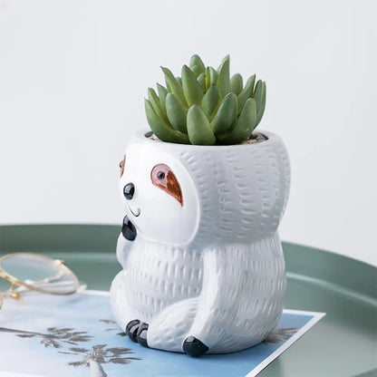 Gray Sloth Planter