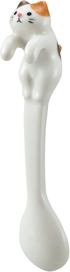 Climbing Cat Mug Spoon | Calico | Decole (Japan)