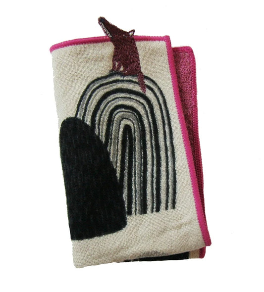 Towel Handkerchief Pocket | Wolf/Prurple | moritaMiW x Kusubashi Monori