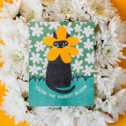 Rarest Bloom Greeting Card | Bromstad Printing Co. (VA)