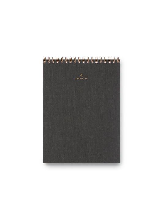 Office Notepad (Lined) | Charcoal Gray | Appointed (DC)