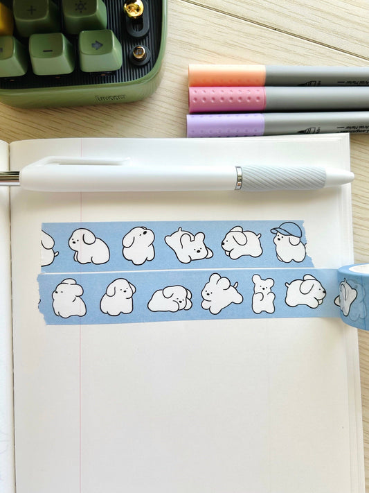 White Puppy Washi Tape | Chocolett (OR)
