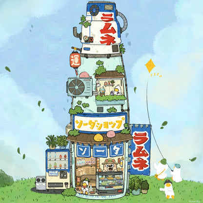 Ramune Soda Mart Art Print | Sushiboiiiyy (CAN)