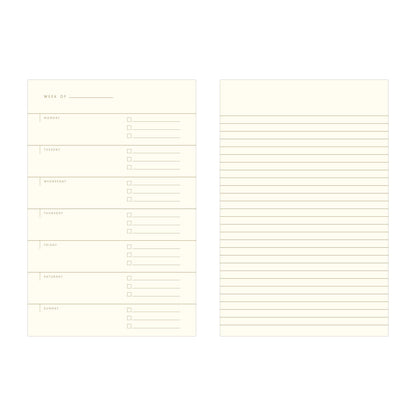 Simple Plan Undated Weekly Planner Journal | Ruff House Print Shop (KS)