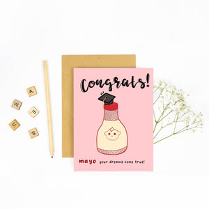 Congrats - Mayo Your Dreams Come True - Greeting Card | Milky & Co. Studios (AZ)