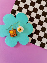 Load image into Gallery viewer, Brunch Earrings | Egg and Toast | Larry&#39;s Waffle Shop (SC)
