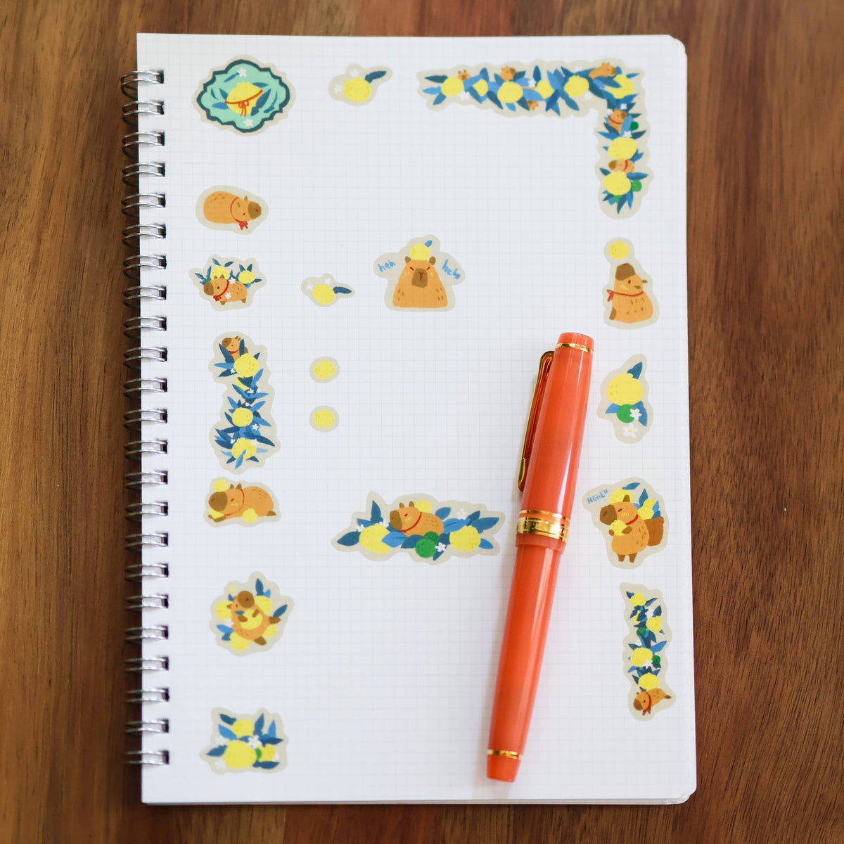 Little Yuzu Thief washi sticker sheet by Thousand Skies, alternate view 3