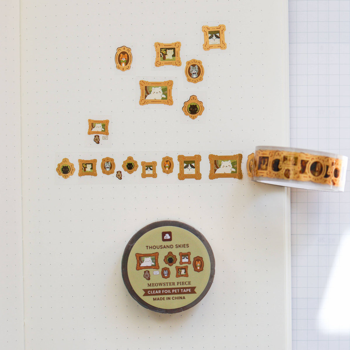 Meowster Piece foil PET tape by Thousand Skies