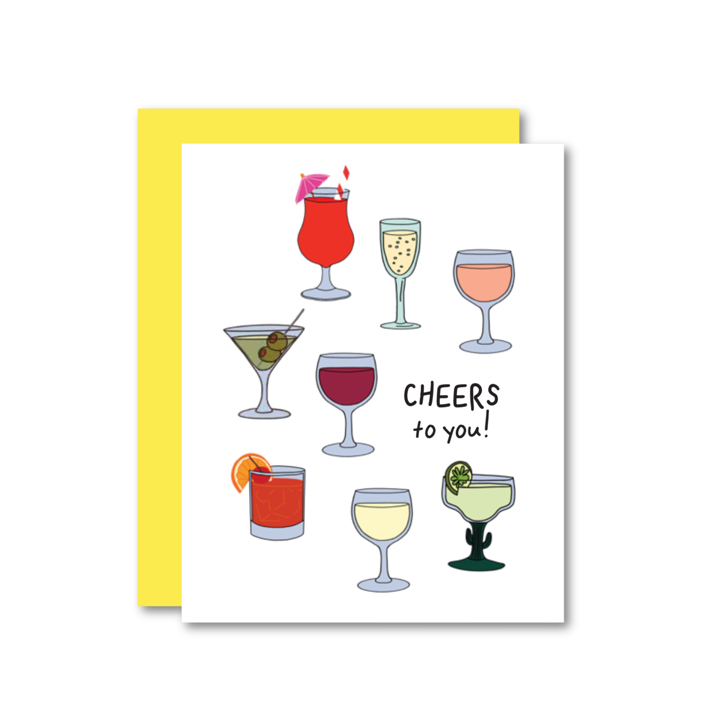 Cheers to You Risograph Card | Jenny Lemmons (CA)