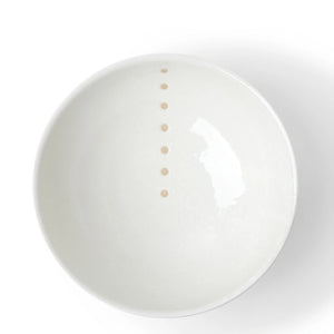 Satin White & Dots Bowl (Japan)