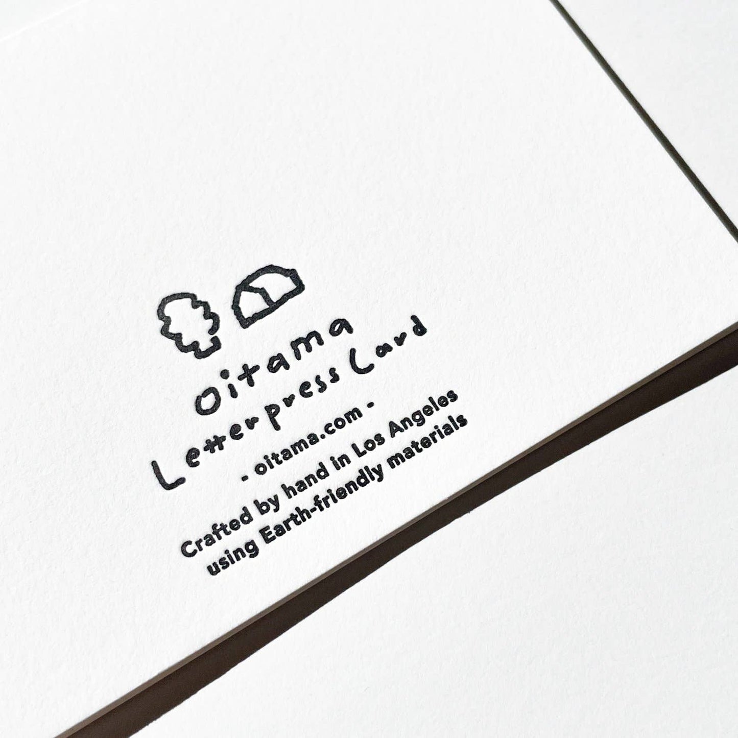 Holiday Black Tree Letterpress Holiday Card | Oitama (CA)